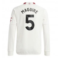 Camisa de time de futebol Manchester United Harry Maguire #5 Replicas 3º Equipamento 2023-24 Manga Comprida